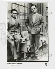 Press Photo George and Ira Gershwin, Composer and Lyricist of 