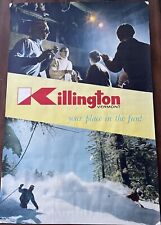 Authentic Original 1964 KILLINGTON ADVERTISING POSTER (Wobbly Barn) by BOB PERRY picture