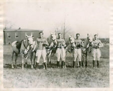 Old 4X6 Photo 1920's Polo Team of the Military College, Chester, Pa. 101677 picture