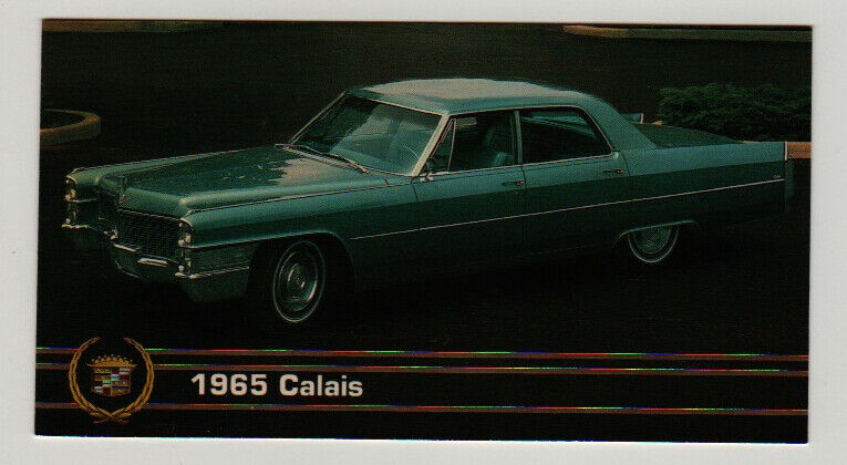 1965  Calais   Car & Driver Cadillac Collector Card