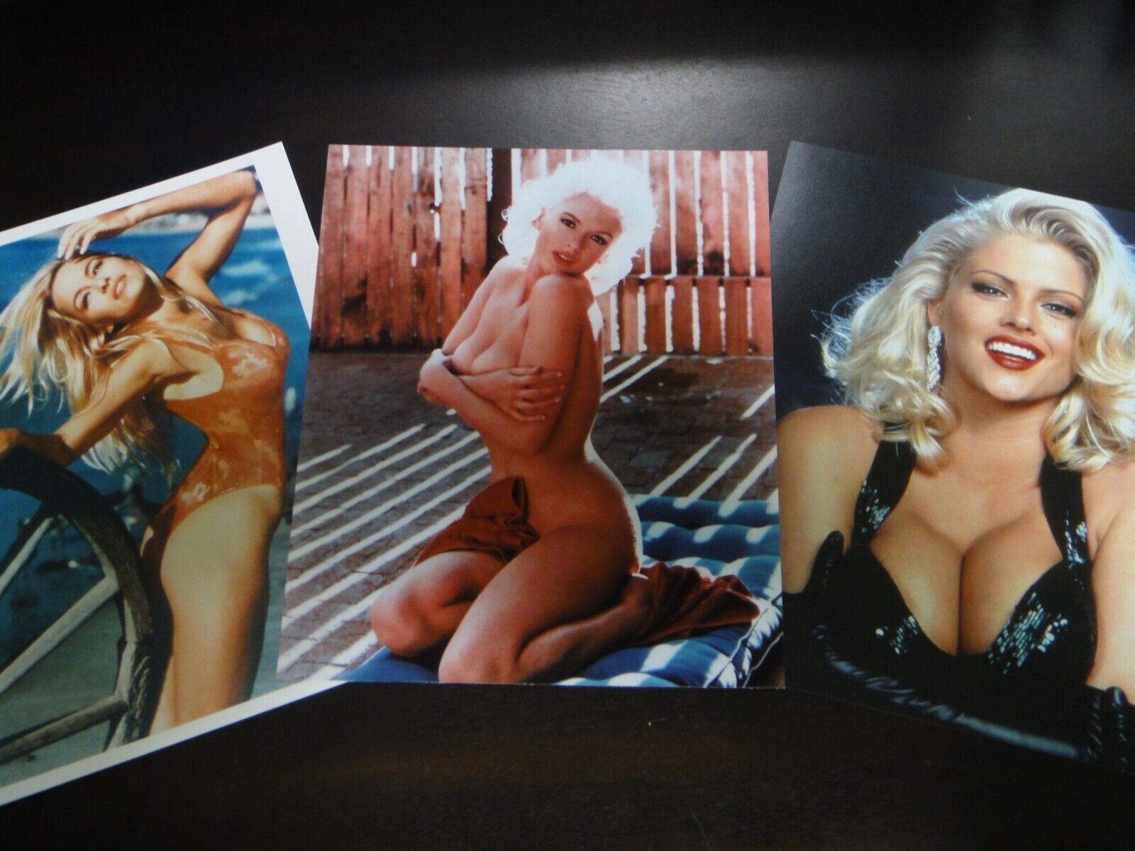 Playboy Playmates Pamela Anderson / Jayne Mansfield / Anna Nicole Smith 8x10\'s