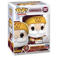 Funko POP NFL Football - Limited Washington Commanders Santa Claus Sold Out  picture