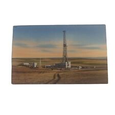 Postcard Posted Typical Oil Well Williston Basin North Dakota ND 1963 1.10.14 picture