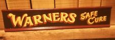 warners safe cure vintage style sign picture