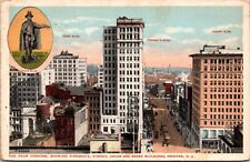 Postcard Firemen's, Kinney, Union and Essex Buildings in Newark, New Jersey picture