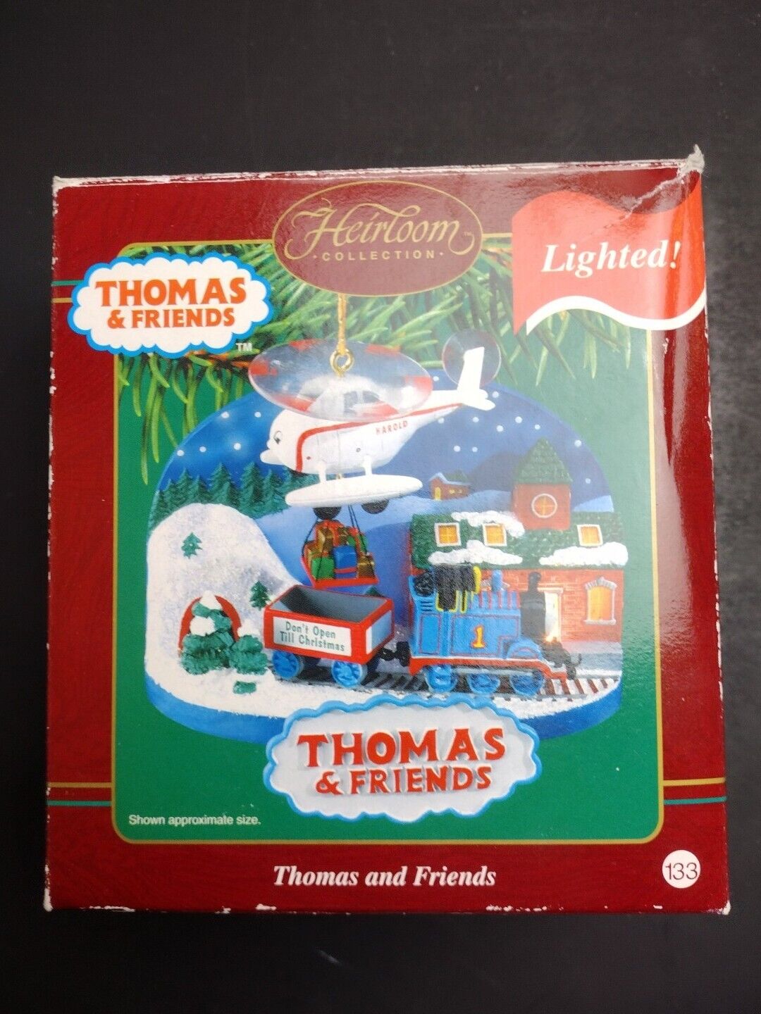 Carlton Cards Heirloom Thomas Friends Lighted Train Harold Helicopter Ornament 
