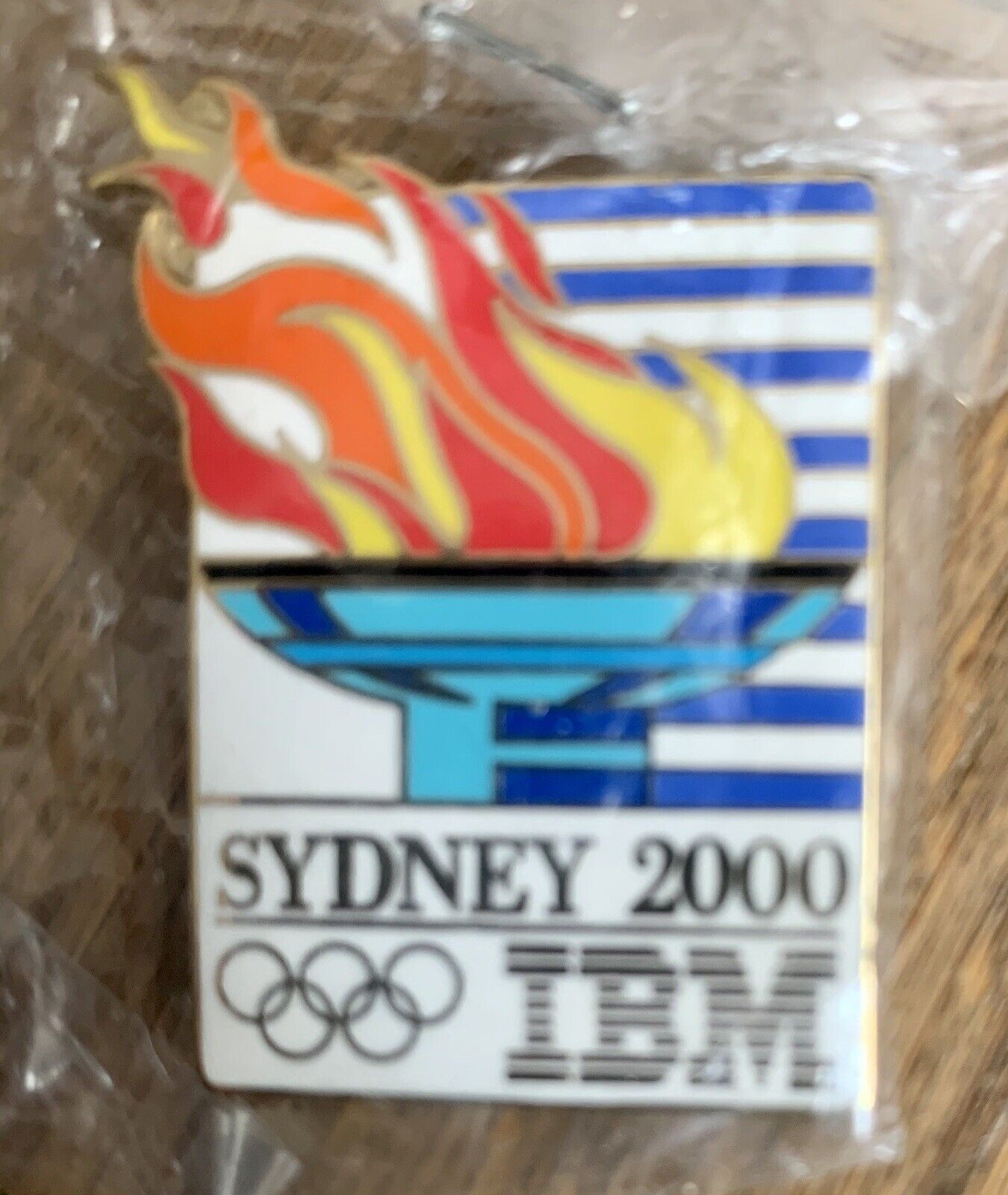 SYDNEY SUMMER OLYMPICS 2000 PIN AUSTRALIA IBM.TORCH