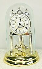 Brass Tone 7 1/2 Inch Linden Westminster Chime Glass Globe Anniversary Clock  picture