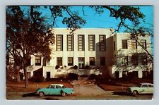 Seguin TX, Guadalupe County Courthouse, Chrome Texas Postcard picture