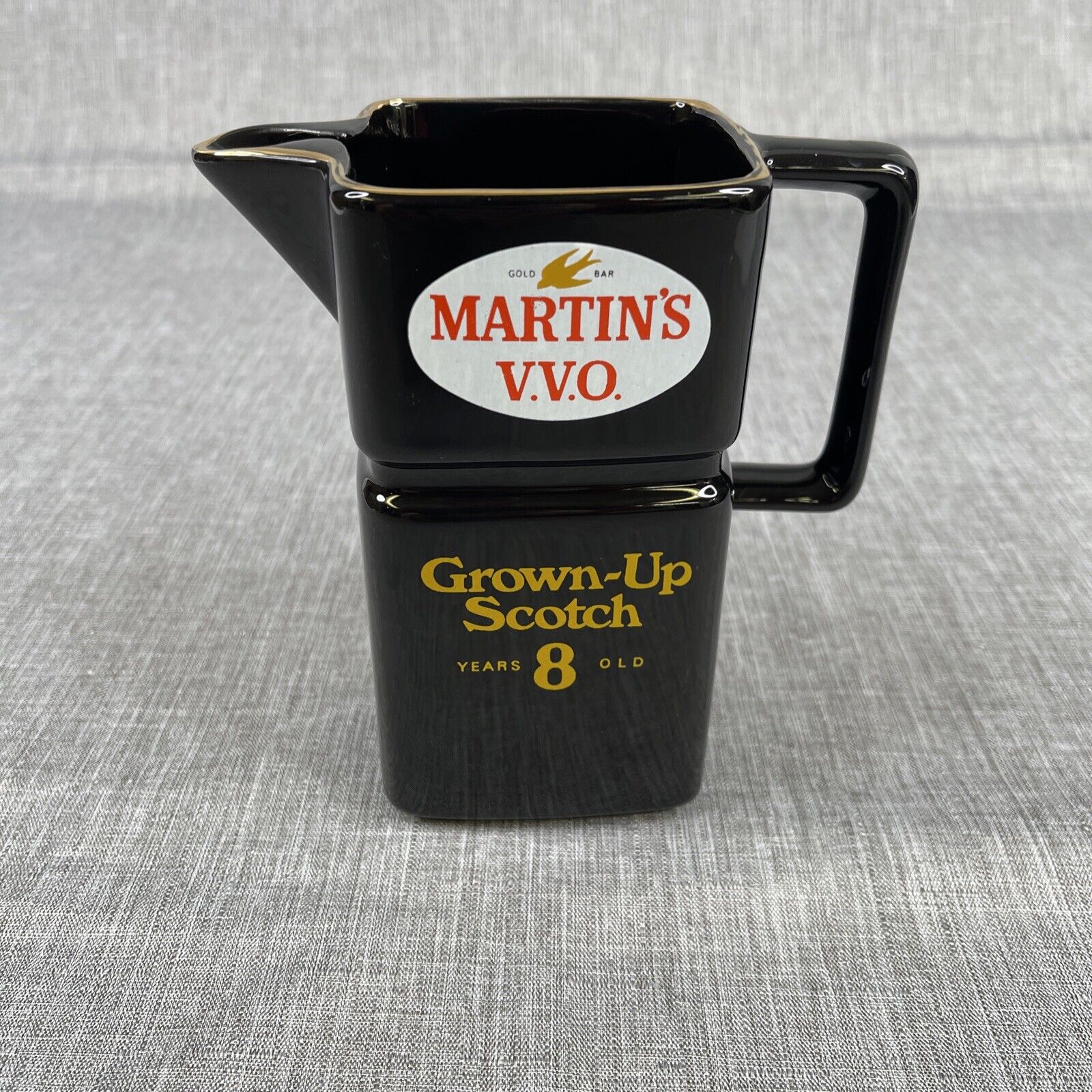 Vintage Martin\'s V.V.O Grown-Up Scotch Pitcher England by Wade Regicore