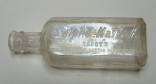 Vintage Clear Cabot's Sylpho Nathol 5 1/8
