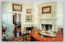 Dining Room at Mount Vernon Chrome Postcard 1185 picture