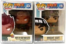 Funko Pop Naruto Shippuden Mighty Guy Eight Inner Gates #824 & Mighty Guy #1195 picture