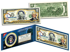 THOMAS JEFFERSON * 3rd U.S. President * Colorized $2 Bill Genuine Legal Tender picture