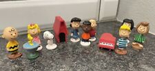 Snoopy Peanuts Lot (12)  Charlie Brown Snoopy Woodstock  Figure Cake Topper Set picture
