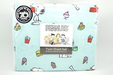 Peanuts Snoopy Berkshire Junk Food Snacks Sweets Twin Bed Sheet Set *** NEW *** picture