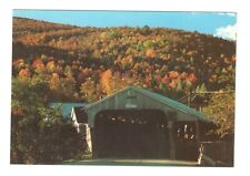 Village Bridge In Waitsfield Vermont Unused Postcard 4x6 Art MD30 picture