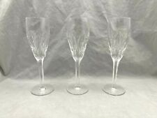 3 Beautiful WATERFORD CRYSTAL  Wine Champagne Flutes Glasses FAST SHIP picture