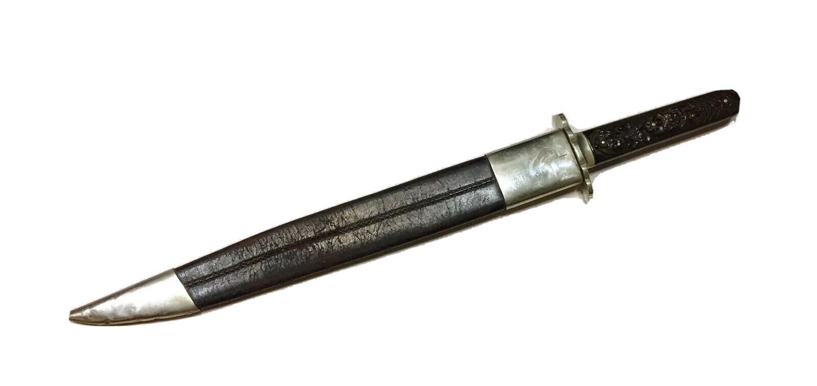 Genuine 1800\'s Joseph Rogers Sheffield England Dagger Knife Gutta Percha  18\