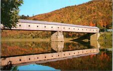 VERMONT Windsor-Cornish N.H. Longest Covered Bridge State of Vermont Built 1866 picture