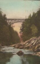 Quechee Gorge Bridge Postcard Hanover NH 1942 picture
