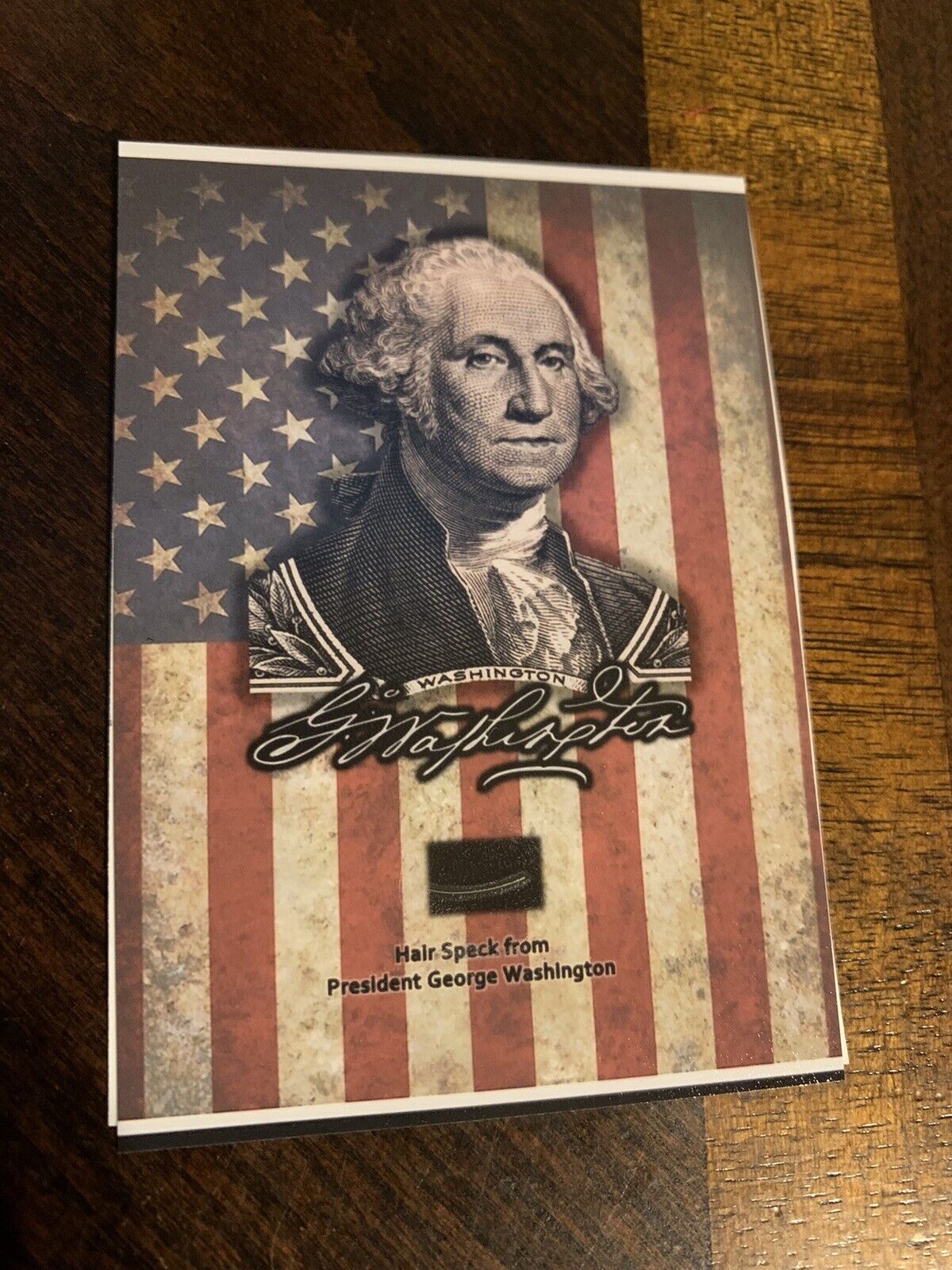 George Washington Hair Strand Piece Relic Card President POTUS