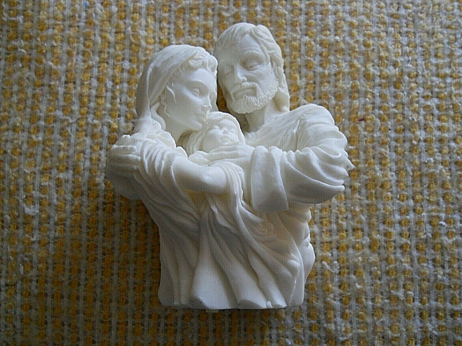 Artist Mark klaus holy family small light-up sculpture from 2007, porcelain