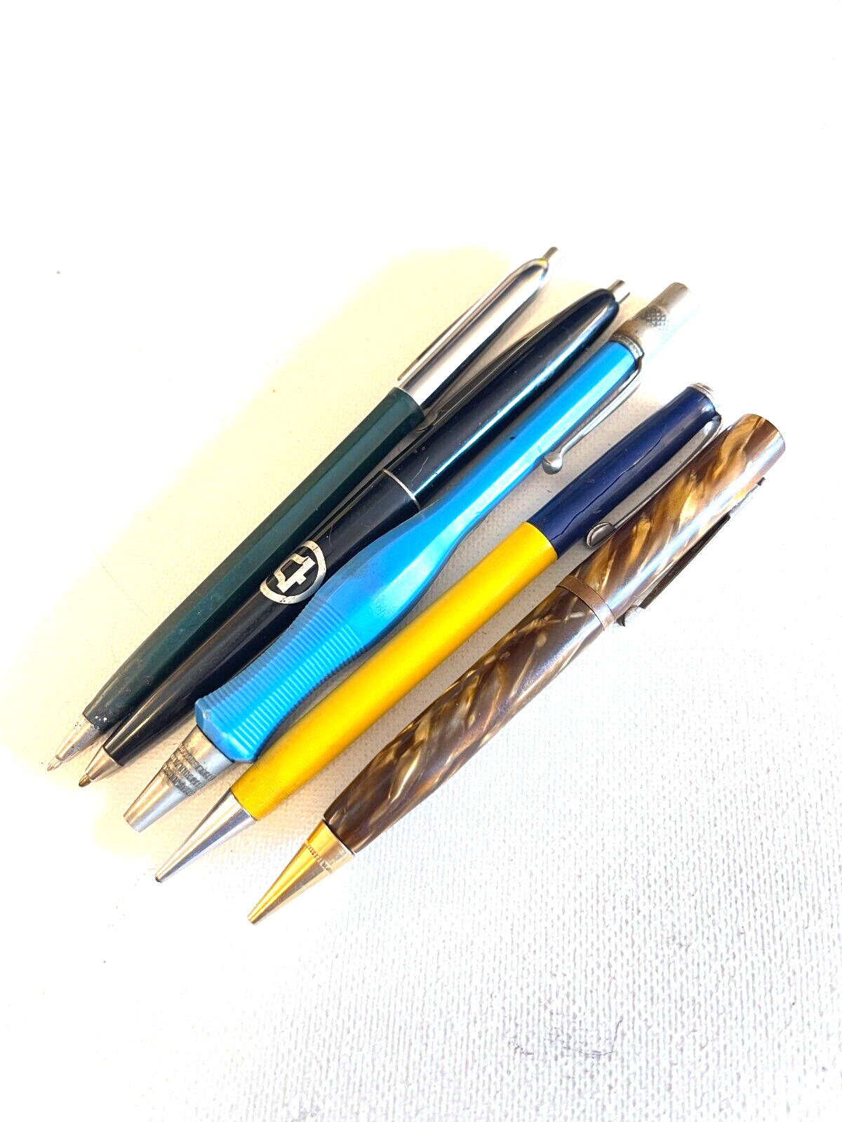 Lot Vintage mechanical pencils/pens Zaner Bloser, Waterbury Waltham Untested