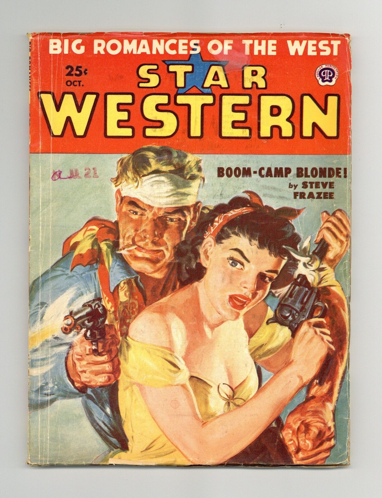 Star Western Pulp Oct 1952 Vol. 52 #3 VG- 3.5
