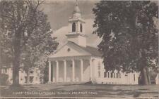 Postcard First Congregational Church Pomfret CT  picture