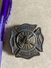 Sergeant Hat Badge - Arlington County Fire Dept. Va. -Clarendon Volunteer 4 RARE picture