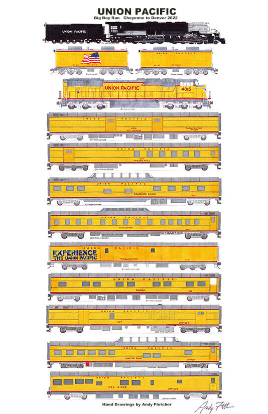 Union Pacific Big Boy #4014 2022 Train 11\