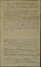 1886 Mortgage Deed Abraham Warburton, Vincent Sanborn: Franklin, New Hampshire picture