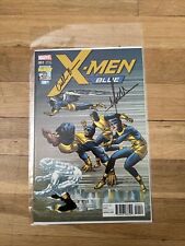 X-Men Blue #1 1:10 Jack Kirby100th Anniversary Variant  2017 Signed X2 Marvel NM picture