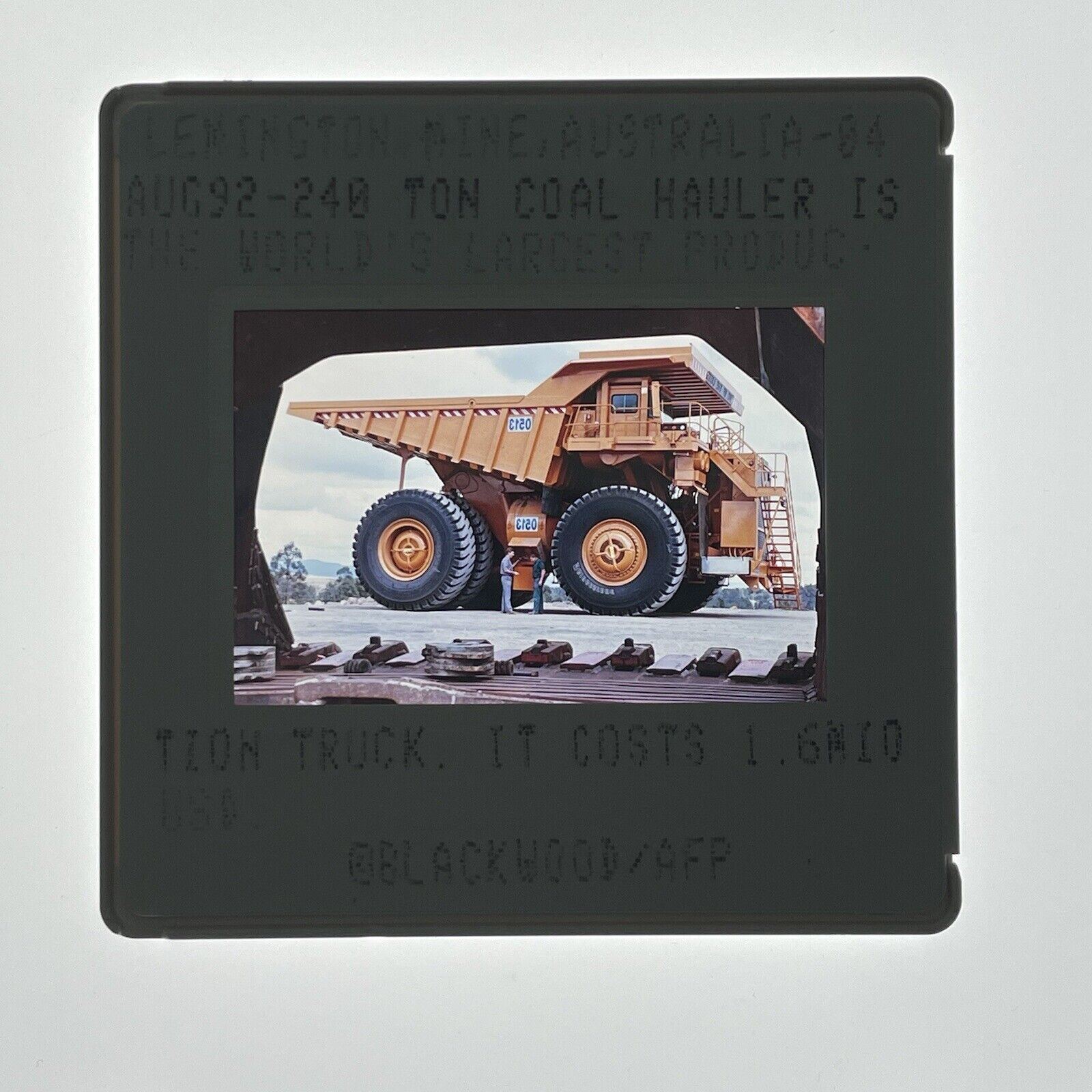 Vintage 35mm Slide S9902 Lemington Mine Hauler Truck