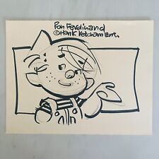 Dennis The Menace - ( Sketch and Autograph ) - Ron Ferdinand 8x6 picture