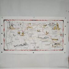 Lewis and Clark Expedition 1804-1806 Pictorial Map 1986 Oregon Sante Fe Trail picture