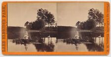 NEW YORK SV - Elmira - Eldridge Park Scenery - JE Larkin 1870s 5 picture