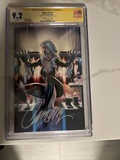 Black Cat #1 Virgin, CGC SS 9.2, White pages, J Scott Campbell, Variant,  1:500 picture