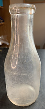 Embossed SCOTT-POWELL Fresher byaday One Quart SP Milk Bottle 9 1/2