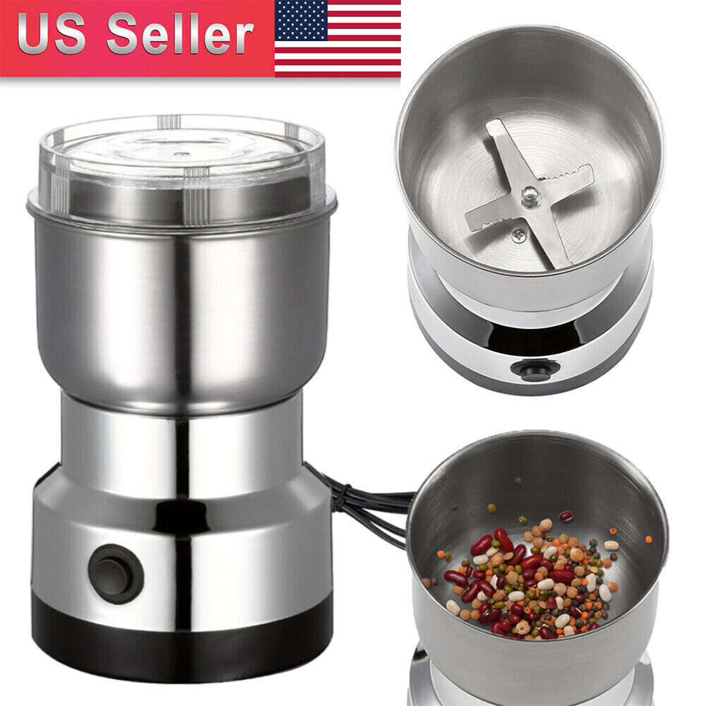 Coffee Grinder Electric Bean Nut Seed Crusher Mill Herb Spice Blender Chopper US