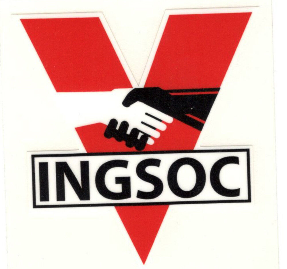 INGSOC 1984 Newspeak English Socialist Party Oceania Sticker Decal Orwell