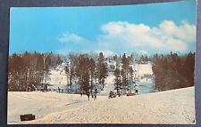 Postcard Burrington Hill Ski Area Closed Resort Jacksonville Whitingham VT 1962 picture