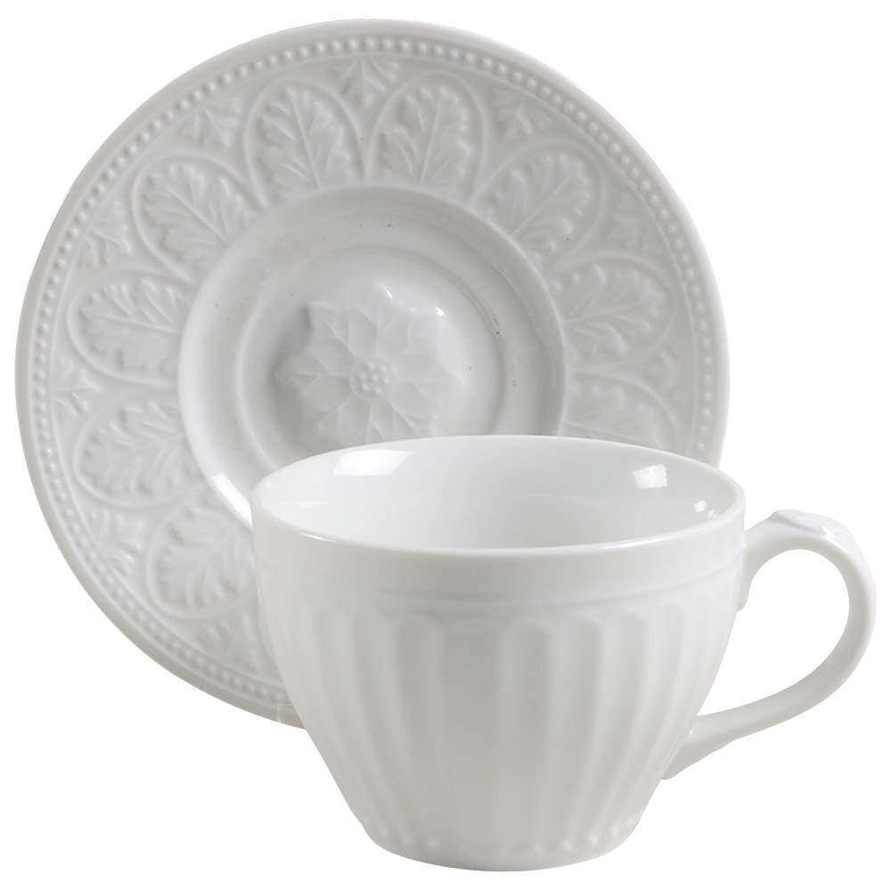 Coventry  Parthenon White Cup & Saucer 4639727