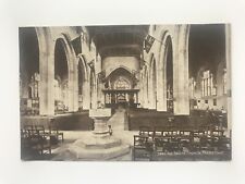 All Saints Church, Interior. Maidstone.  Postcard.  picture