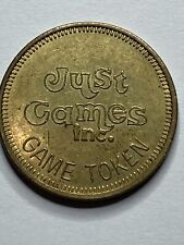 Just Games Inc. Downers Grove, IL Arcade Token 22mm #rk1 picture