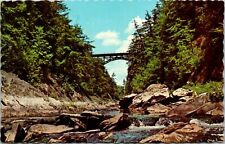 Quechee Gorge Bridge Hartford Vermont Postcard picture