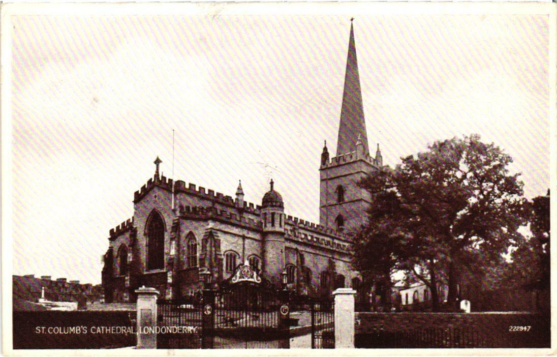 St. Columb's Cathedral Londonderry England Postcard
