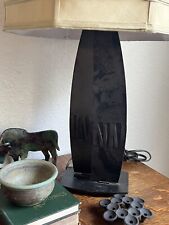 Mid-Century Modern Brutalist Table Lamp Hubbardton Forged picture