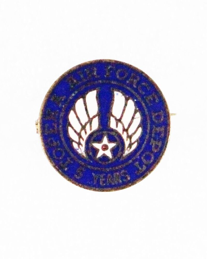 Home Front - Topeka Air Force Depot 5 Year Civilian Service lapel pin 2964